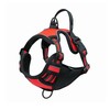No-Pull Dog Harness Vest Adjustable Outdoor Front Mesh Red