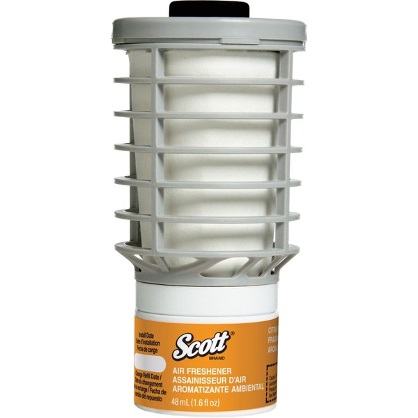 Scott 91067 Continuous Air Freshener Refill, Citrus, 48mL Cartridge (Case of 6)