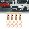 X AUTOHAUX 4 Sets M14x1.5mm Metric Thread Banjo Bolts Brake