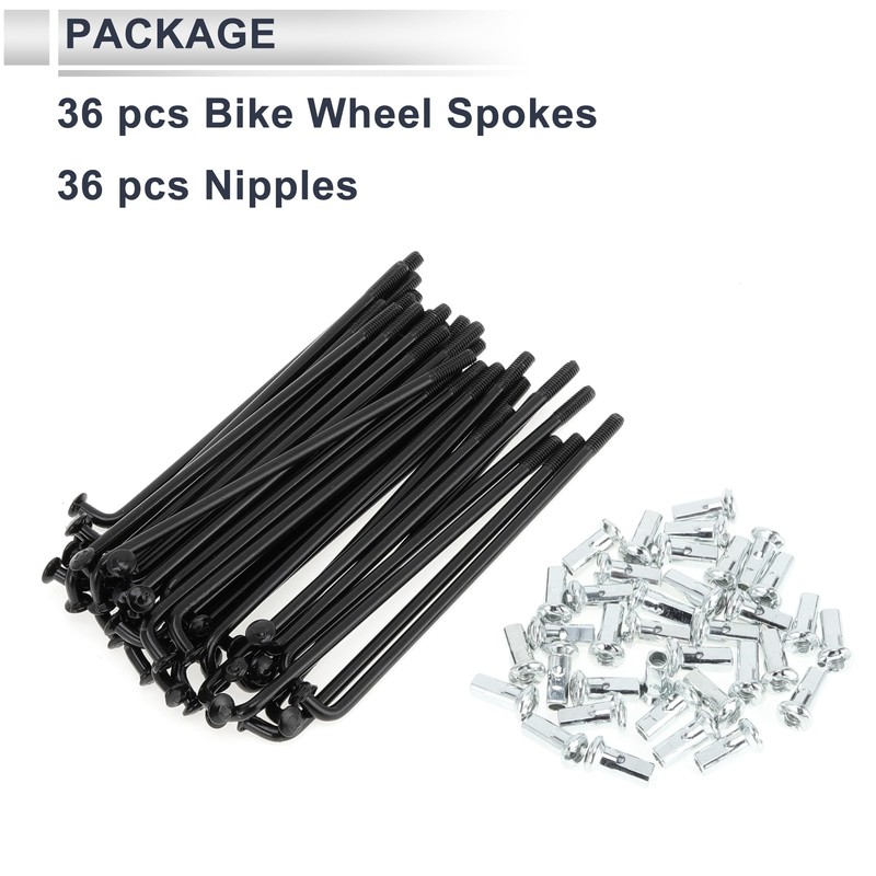 RATCHROLL 1 Set Universal Bicycle Spokes 12G 76mm Length Bike