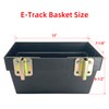 POROHOM 2 Pack Heavy Duty E-Track Basket for E-Track Systems,