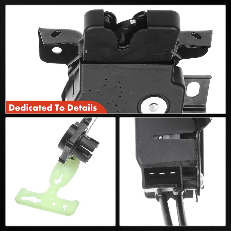 A-Premium Rear Tailgate Trunk Latch Lock Actuator Compatible with Ford