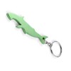 Komonee Shark Green Bottle Opener Key Chain Metal Sea Life