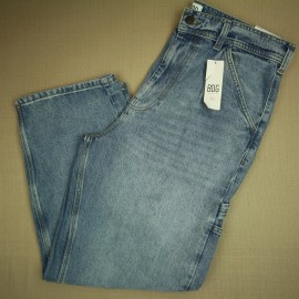 BDG Carpenter Slouchy Wide Leg Jeans Men's Size 34 Medium Wash Denim NWT