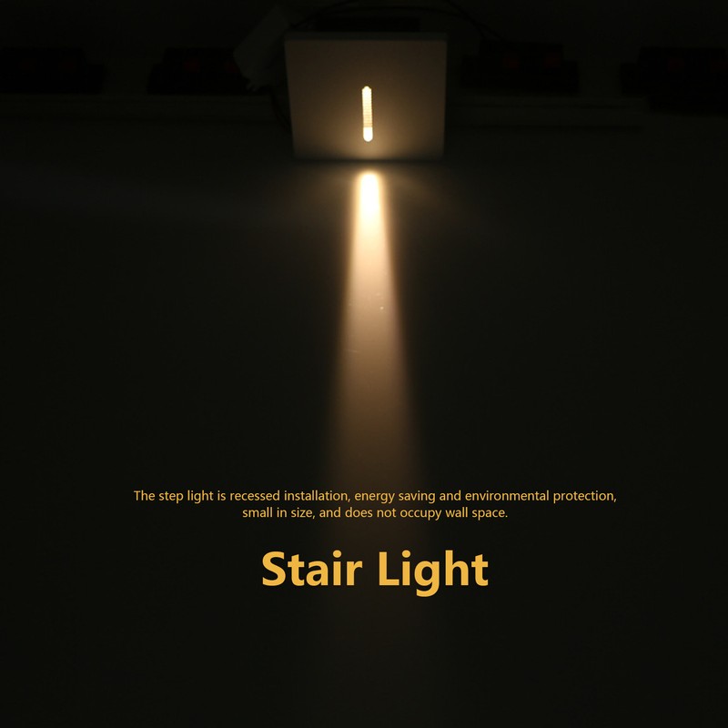 3000K LED Stair Light Stairway Hallway Corner Understep Light for