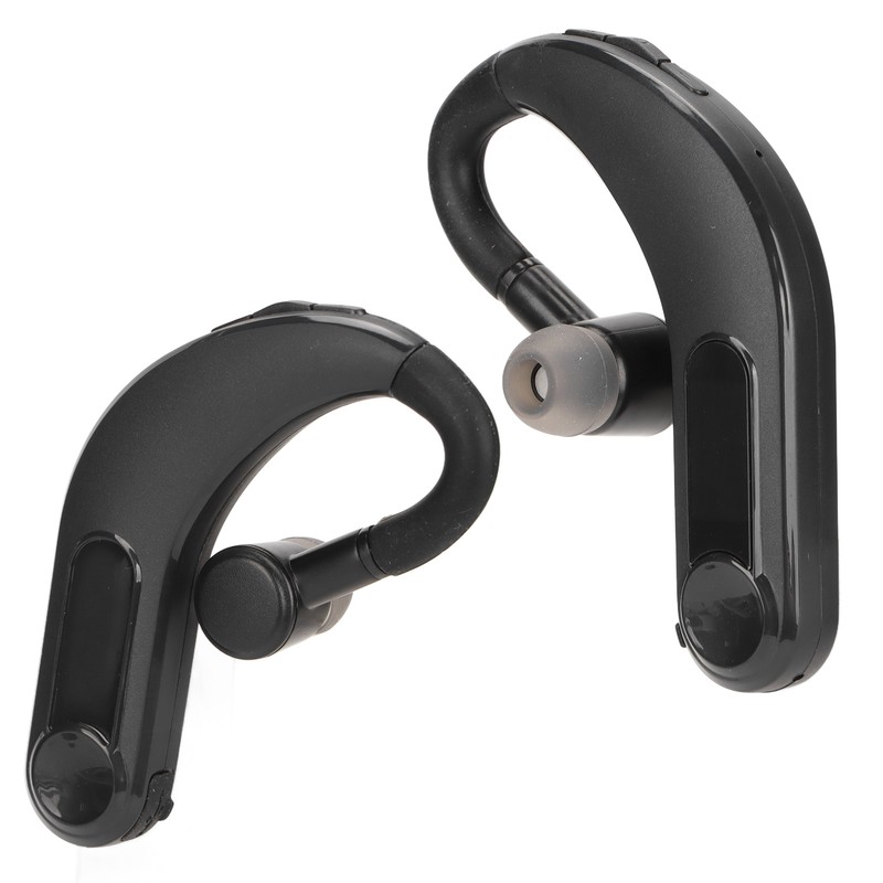 Wireless Headphones Noise Canceling Bluetooth Earpiece with Ear Hook for