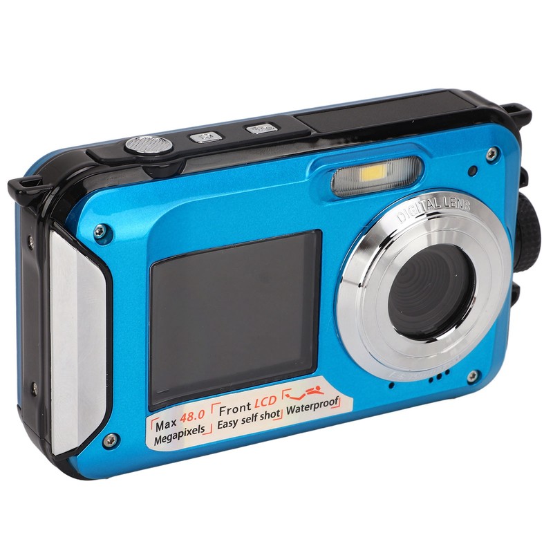 Full HD 2.7K 48MP 10ft Waterproof Underwater Digital Camera 16X