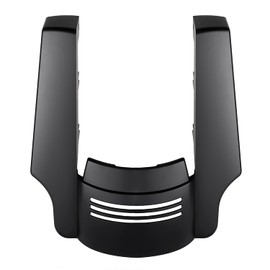 XMMT 5" Motorcycle Rear Fender Extension Stretched Filler for Harley Touring Street Road Glide Electra Glide Road King 2009-2023 2015 2016 2017 2018 2019 2020 2021,Matte Black