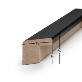 Frame USA 14x20 Picture Frame, Black, Corporate Thin Series, Wall Hanging Frame with High Clarity Plexiglass