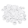 100Pcs Badge Back Cover Tinplate Plastic Base Avoid Rust Firm