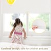 ChrisDowa Cordless Blackout Roller Shades for Windows, Striped Free-Stop Window