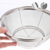 SHOWERORO Stainless Steel Rice Washing Sieve 8.5 Inch Fine Mesh
