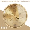 3in 1 Barometer Thermometer Hygrometer Weather Station Pressure Gauge In/Outdoor