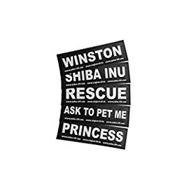 Assistance Dog (Large) Package of 2 Julius-K9 Labels K-9 Harnesses