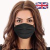 Reusable Face Mask GENERISE Double Fabric Cotton Face Mask x4