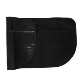 Totority Fireplace Rug Mat Fireproof Half Floor Protector for Use Durable Heat Resistant Stove Mat for Burning BBQ Fire Pit Safety