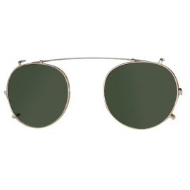 Oliver Peoples 0OV5186CM Gregory Peck Clip 50359A Gold/Green 47mm Men's Clip-On