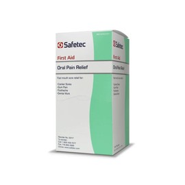 Safetec Oral Pain Relief, .75 g Packets, Box of 144