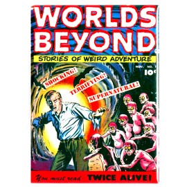 Motivationalmagnets Vintage Horror Metal Fridge Locker Photo Magnet