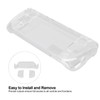 GP‑806 Crystal Clear Cover Case for Steam Deck Game Console,