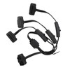 OBDII Flat Noodle Cable 16 Pin 1 in 3 Splitter