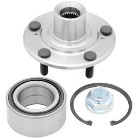 BR930575K - Front Wheel Hub Bearing Repair Kit Compatible with 2006-2015 Honda Civic, 2004-2008 Acura TL, 2003-2007 Honda Accord, 2004-2008 Acura TSX, 2013-2015 Acura ILX, 2007-2010 Honda Element