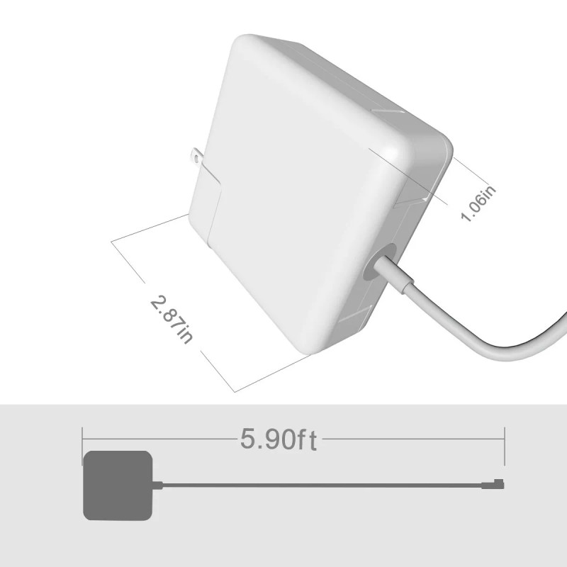 EverGrow 45W L-Tip Adapter Charger For Apple Macbook Air 11"