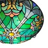 ARTZONE Tiffany Ceiling Lights, Stained Glass Ceiling Light 3-Lights 16