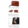 Corbo CO-1LD-0241 Coin Case with Card Slot, Genuine Leather, Men's,