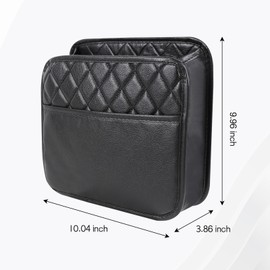 wuyaoyao Backseat Car Organizer, Waterproof Leather Back Seat Organizers, Multipurpose Car Seat Hanging Storage Bag, Universal Auto Organizers and Storage Travel Essentials Accessories