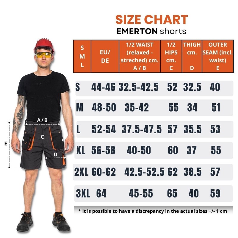 Emerton® Men's Summer Work Shorts - Many Colours - 60