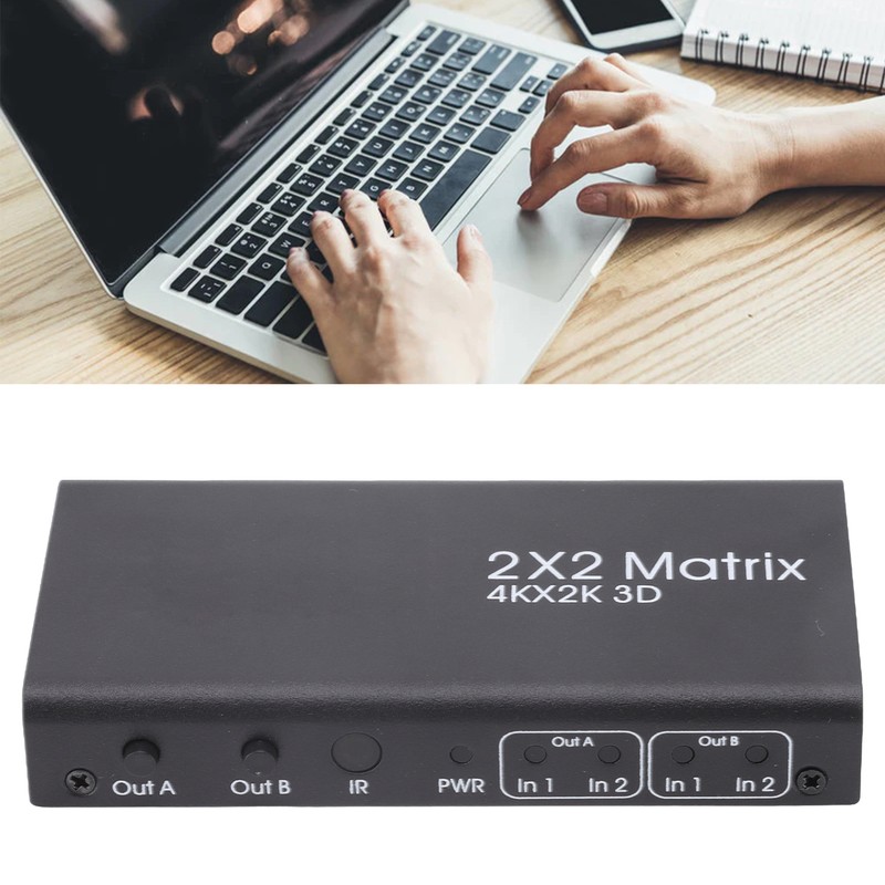 HD Multimedia Interface Switcher 2 in 2 Out 4K 30Hz