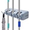 Adhafera Broom Holder Wall Mounted, Mop Holder Tidy Organizer, Mop