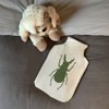 'Botanical Green Beetle' Hot Water Bottle Cover (HW00035171)