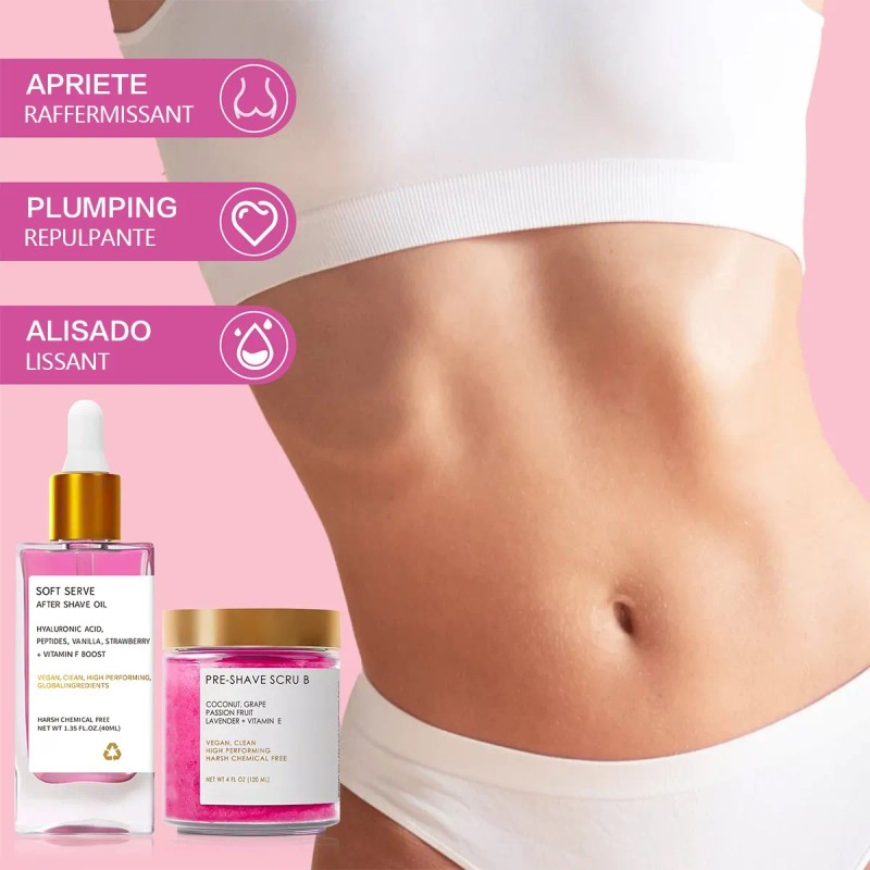 Aceite Para Después Del Afeitado Con Vainilla Y Fresa Suave