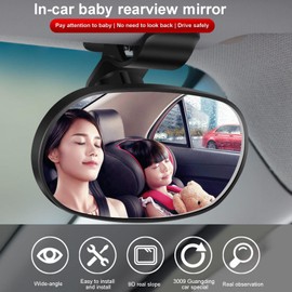 Car Mirrors for Baby | 360° Rotation Back Seat Mirrors - Headrest Wide Car Mirrors Shatterproof Baby Mirrors for Car Journeys for Baby Rear Facing