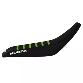 Honda 1999-2007 Honda TRX 400EX TRX 400 EX Seat Cover ALL BLACK / GREEN RIBS #203