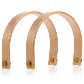 Hemoton 2 Pcs Wooden Teapot Handle U-Shape Handle Replacement Kung Fu Teapot Accessories Supplies for Ceramic and Pottery Tea Pots Handle Purses, 3.5x4.7inch