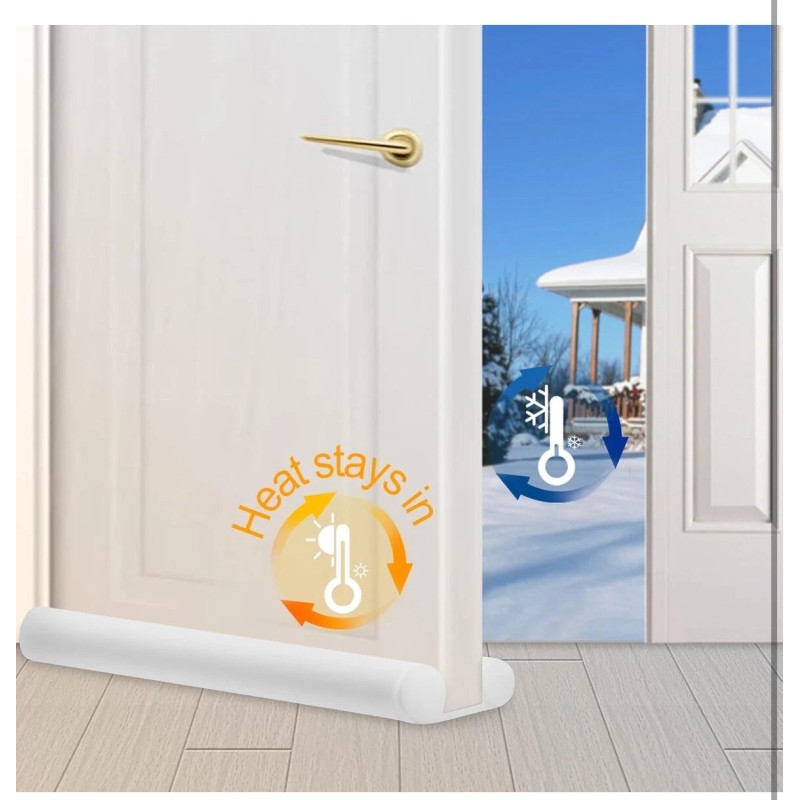 MAXTID Under Door Draft Stoppers 36 Inch White Blocker 36",