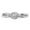 Sonia Jewels Real 925 Sterling Silver Diamond Promise Engagement Ring