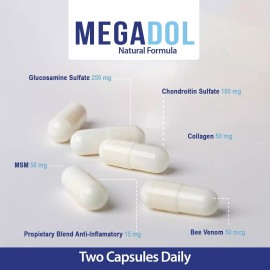 Megadol (2 Bottles) Natural Formula As On TV  100% Original
