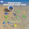 TOY Life 30 Pcs Dinosaur Fossil Beach Toys for Kids
