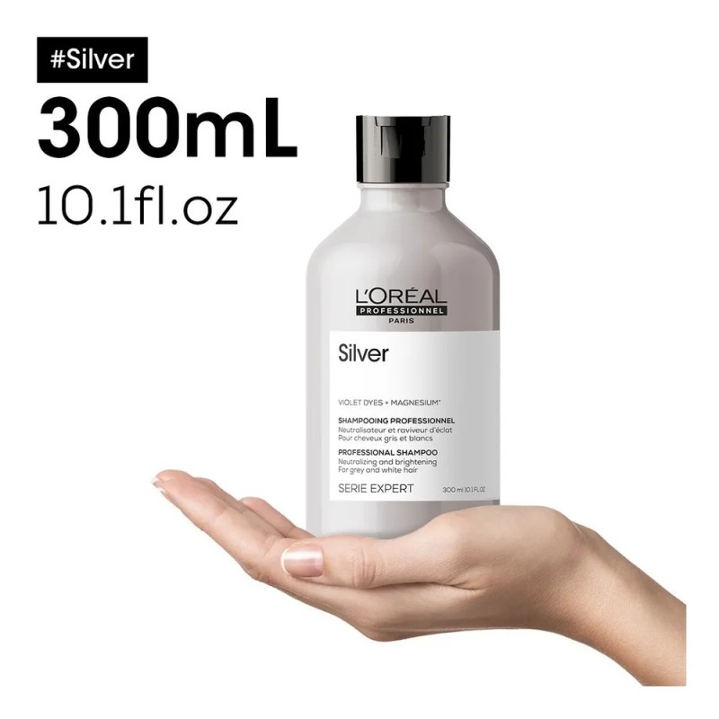 Shampoo Cuidado Canas Loral Professionnel Silver 300ml