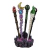 Faux Geode Crystals Rock Magic Wands Holder Stand Prop Accessory
