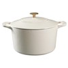 MARTHA STEWART Gatwick 7 QT Enamel Cast Iron Dutch Oven,