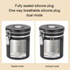1.5L Coffee Canister Coffee Container with Scoop Date Tracker Stainless