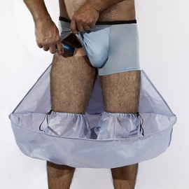 JFGLORIX Body Hair Apron Bib for Men and Women, Non-Dirty Floor Shaving Leg Hair Bib，Leg Shaving Cape