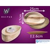 Waipur Organic Palm Leaf Plates, 25 Plates, Oval 25 cm,