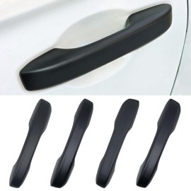 No Adhesive Snap-on Car Door Handle Cover Protector for Honda 11th Gen Civic 2022 2023 2024 2025 2026, Accord CR-V HR-V 2023 2024 2025 2026, Acura Integra 2023~2025 Accessories (3. Matte Black)