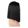 Jorla Peluca Cabello Lacia Negra Bob Mujer Fibra Natural Moderna